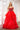 Prom Dresses Layered Ruffle Formal Prom Long Ball Gown Red