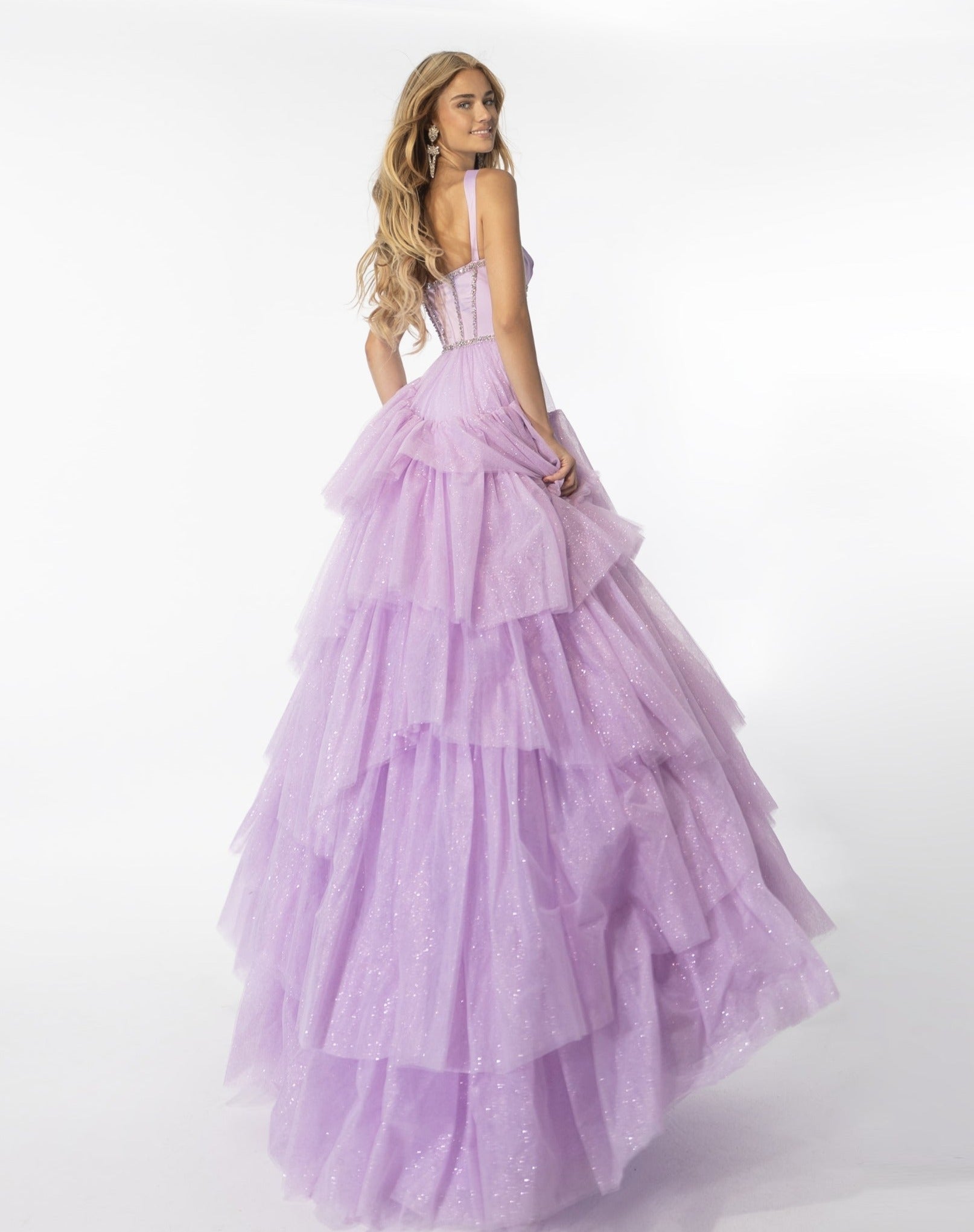 Ava Presley 28592 Long Prom Formal Beaded Ball Gown
