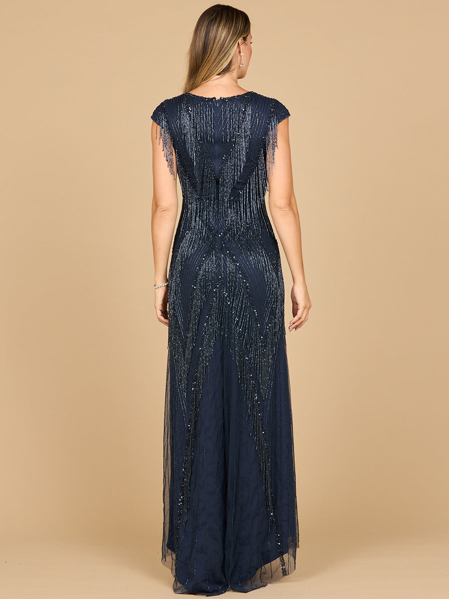 Mother of the Bride Dresses Long Beaded Formal Mother of the Bride Dress Lara Dresses 28858 Navy