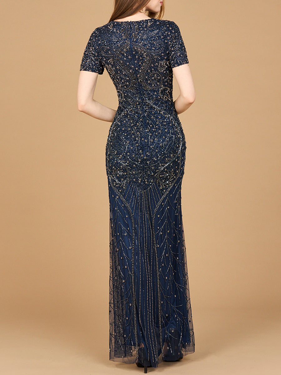 Lara Dresses 28864 Long Lace Formal Evening Dress