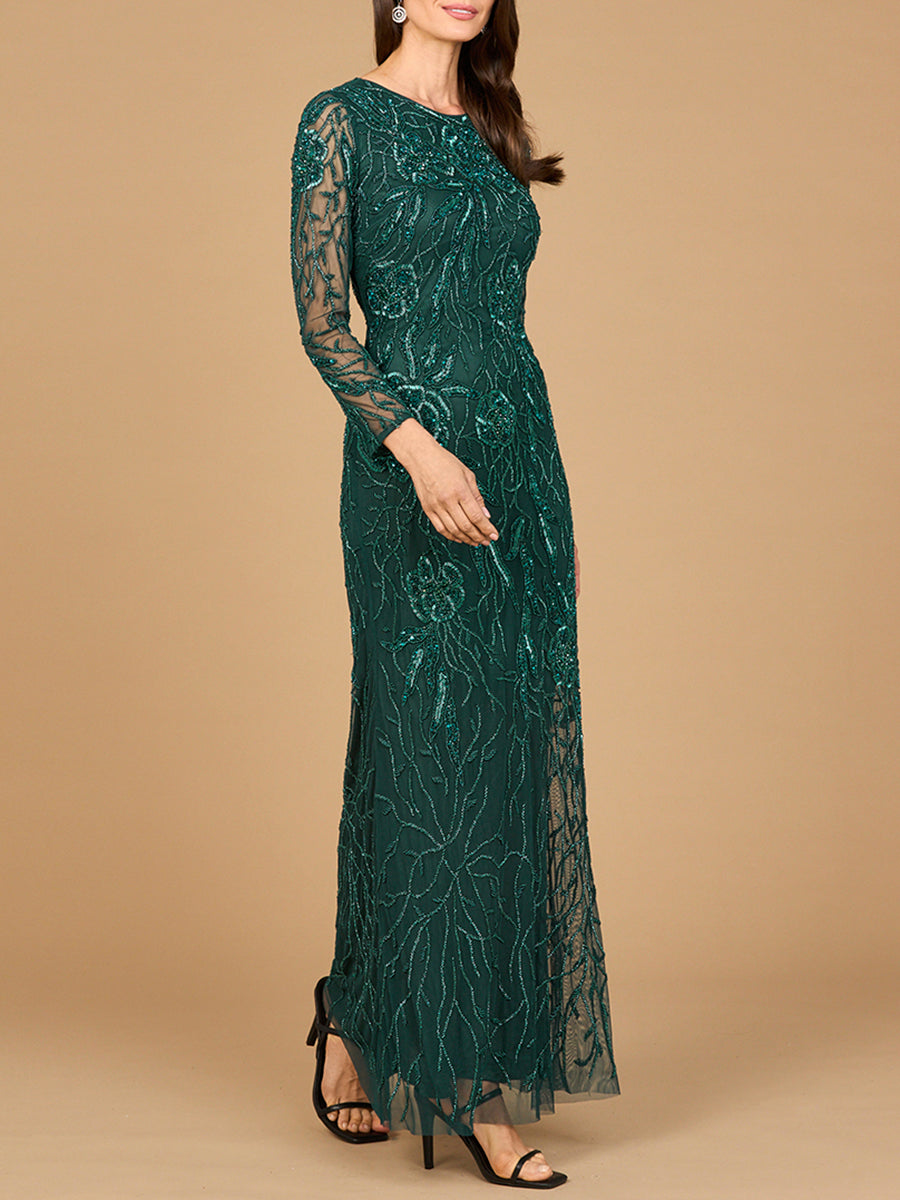 Lara Dresses 28889 Long Beaded Mother of the Bride Formal Dress