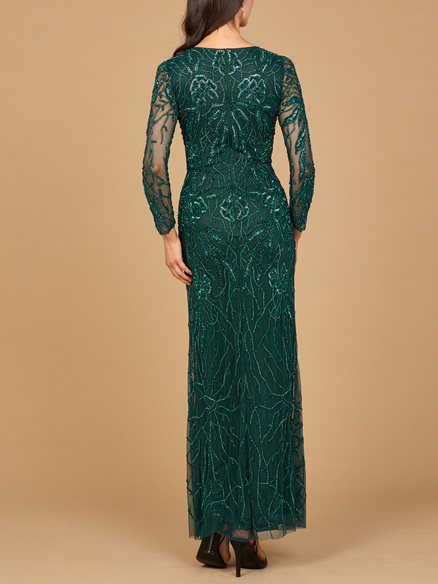 Lara Dresses 28889 Long Beaded Mother of the Bride Formal Dress