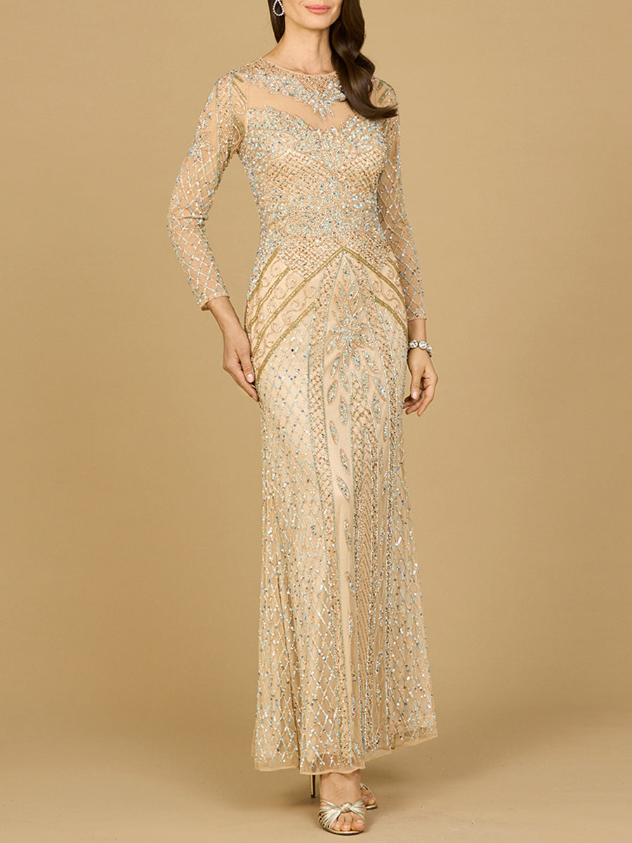 Lara Dresses 28893 Formal Long Beaded Evening Dress