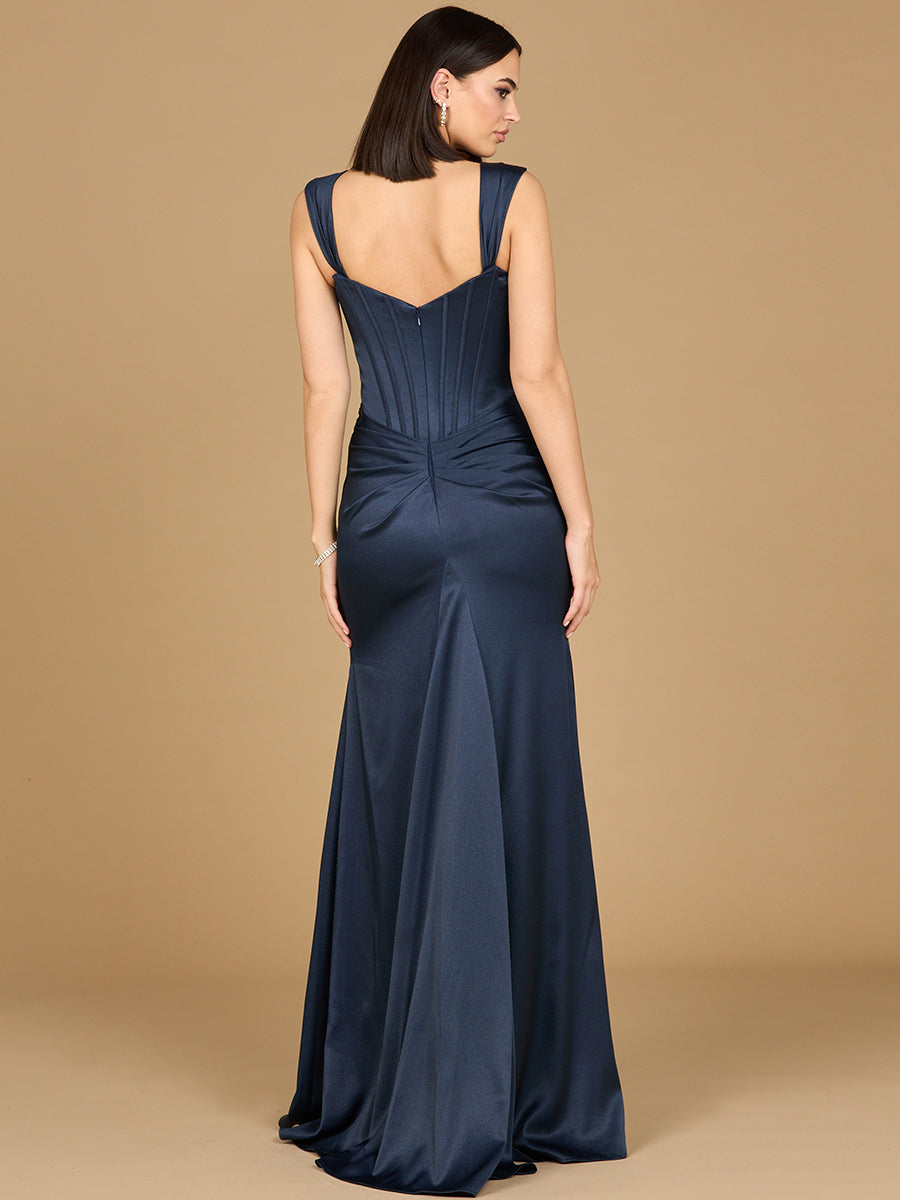 Lara Dresses 28915 Fitted Long Formal corset Prom Dress