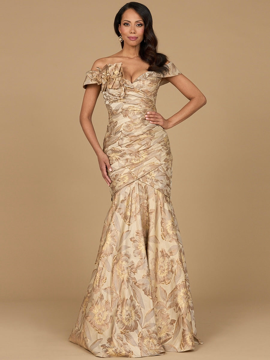 Lara Dresses 28920 Champagne Gold 22 Sale