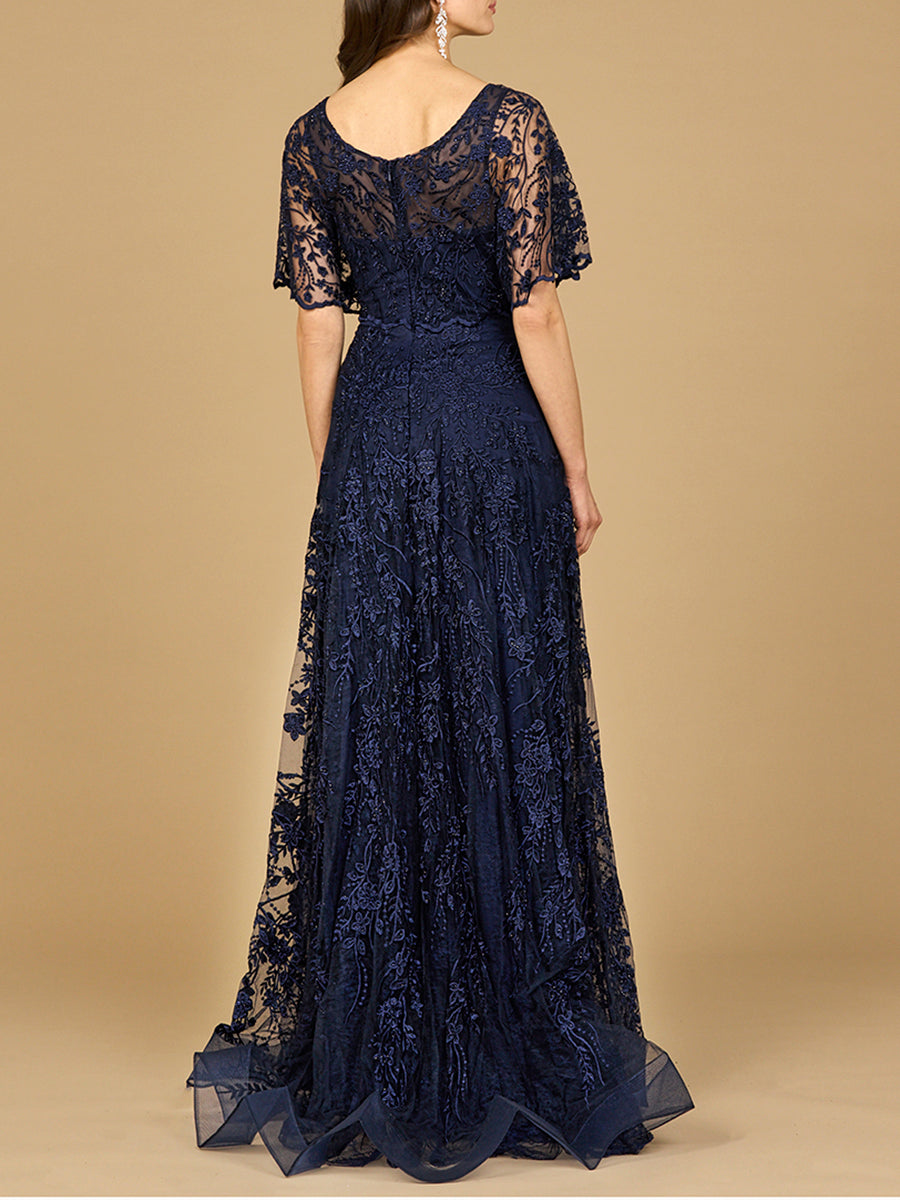 Lara 28923 Prom Dress - Navy