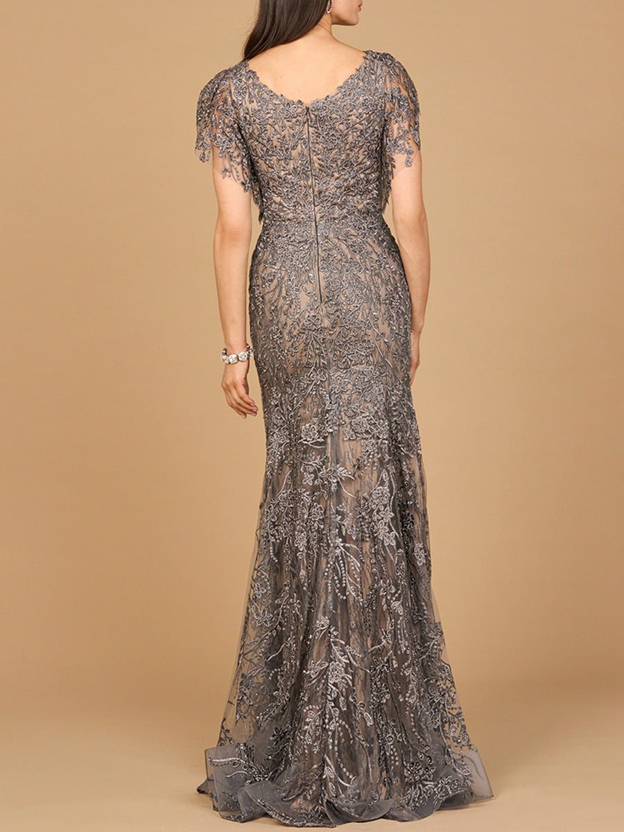 Lara Dresses 28924 Long Formal Mermaid Evening Dress