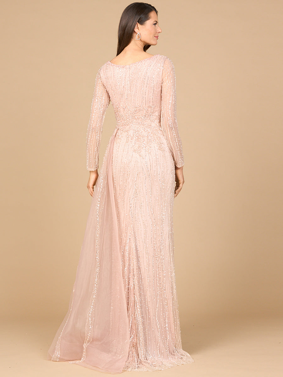 Lara Dresses 28934 Long Evening Lace Fitted Formal Dress