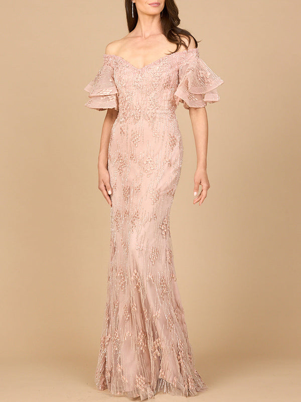 Lara Dresses 28935 Long Formal Mermaid Evening Dress