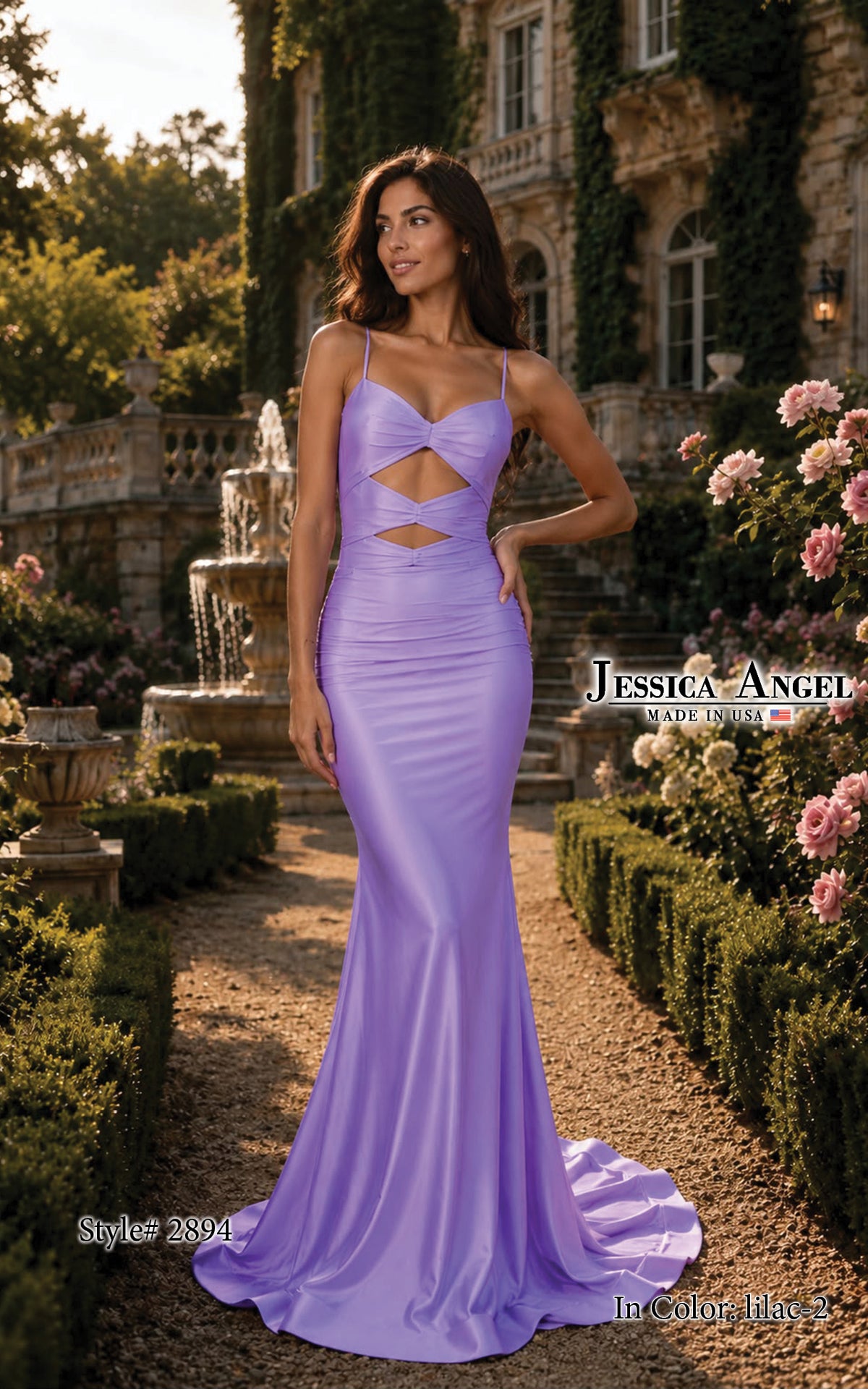 Sweetheart Floor-Length Satin Occasion Mermaid Jessica Angel 2894