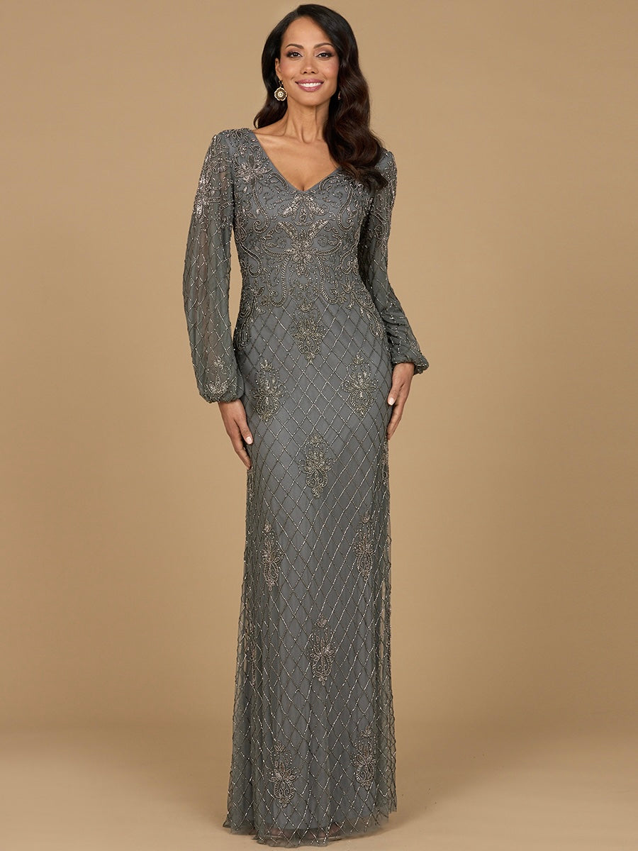Lara Dresses 28955 Formal Mother of the Bride Long Sleeve Dress