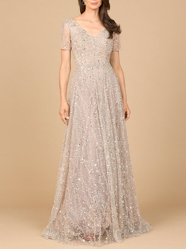 Lara Dresses 28958 Long Mother of the Bride Lace Formal Dress