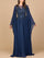 Mother of the Bride Dresses Mother of the Bride Long Formal Cape Dress Navy