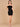 Cocktail Dresses Fitted Short Cocktail Feather Dress Black