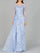 Mother of the Bride Dresses Long Mother of the Bride Overskirt Formal Dress Perwinkle