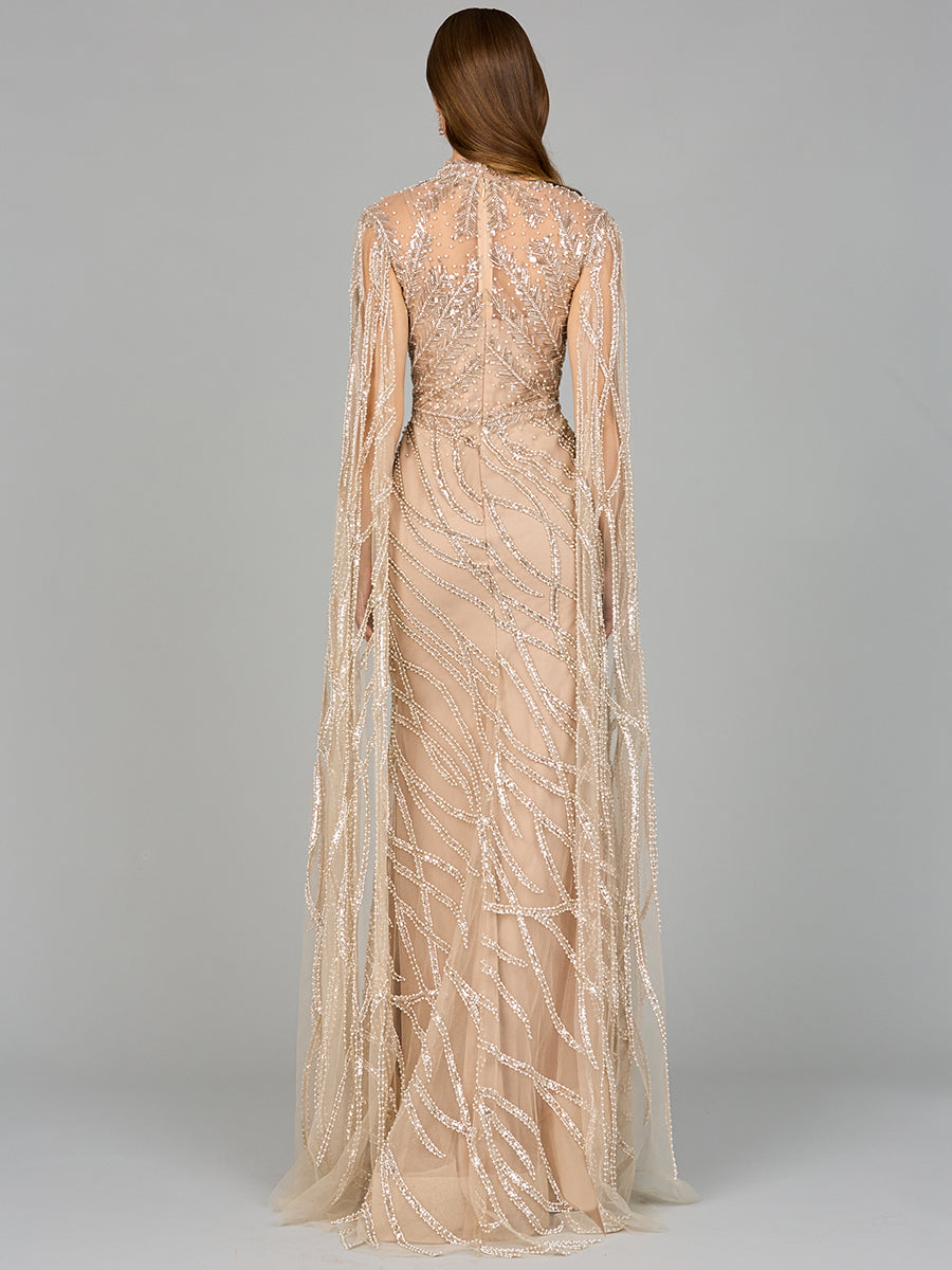 Lara Dresses 29042 Long Beaded Mother of the Bride Dress