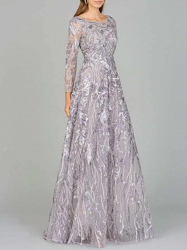 Lara Dresses 29048 Long Formal Modest Lace Mother of the Bride Dress