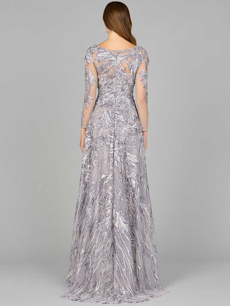 Lara Dresses 29048 Long Formal Modest Lace Mother of the Bride Dress