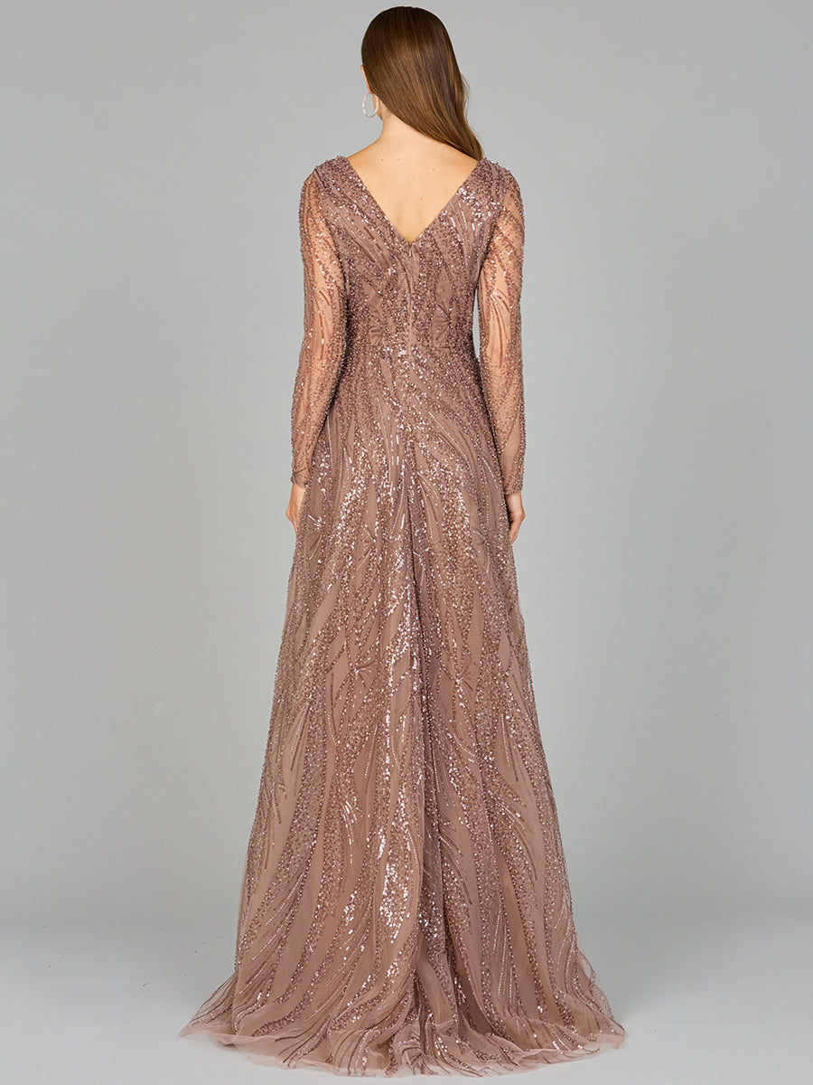 Lara Dresses 29052 Long Modest Lace Mother of the Bride Formal Dress