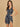 Cocktail Dresses Beaded Short Fringe Fitted Cocktail Mini Dress Navy