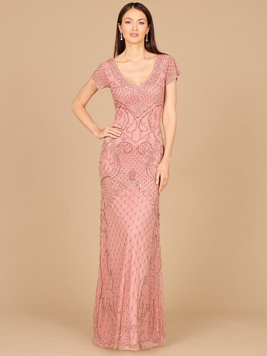 Lara Dresses 29073 Long Formal Beaded Evening Dress