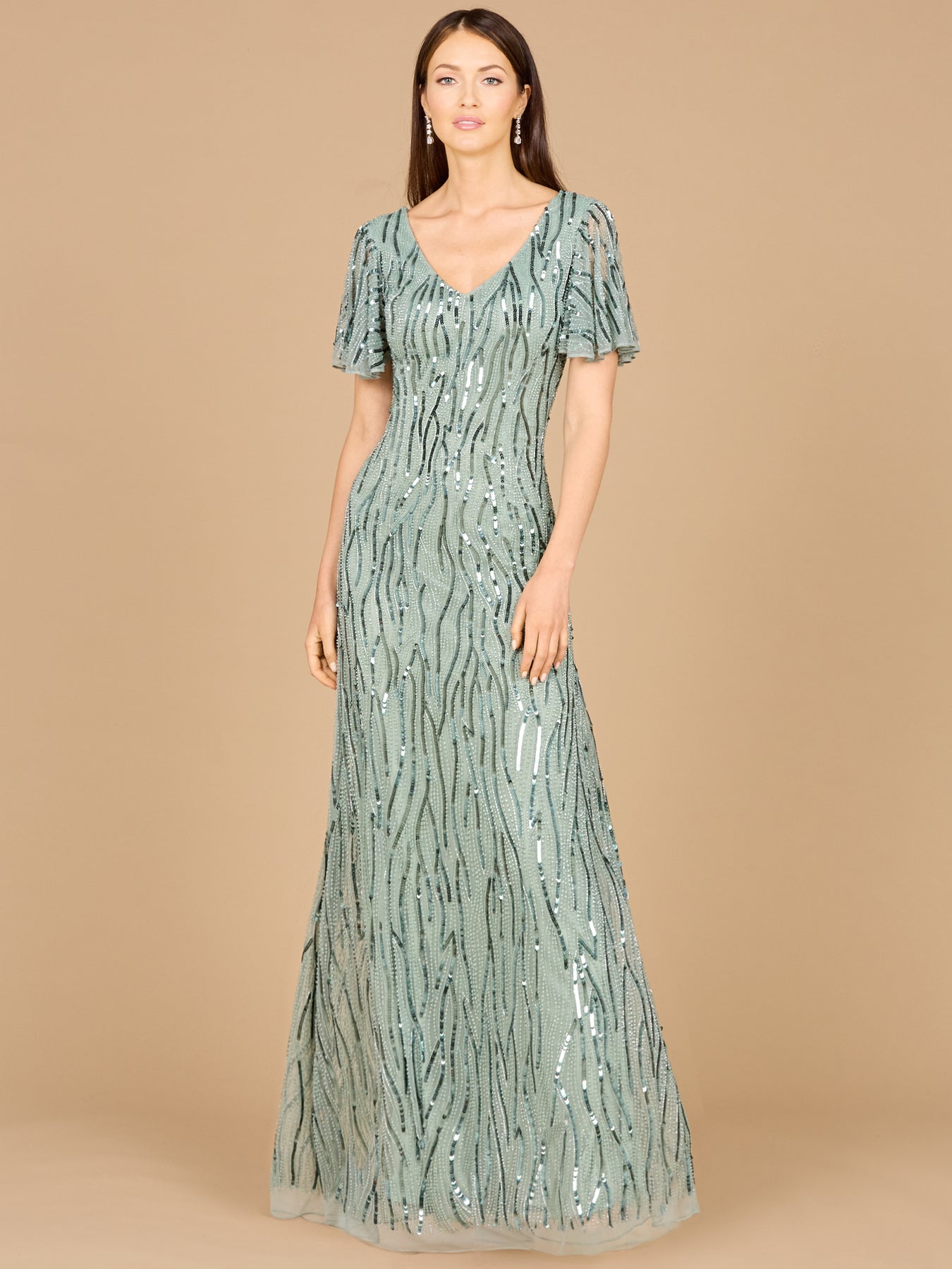 Lara Dresses 29074 Sequin Long Formal Evening Dress