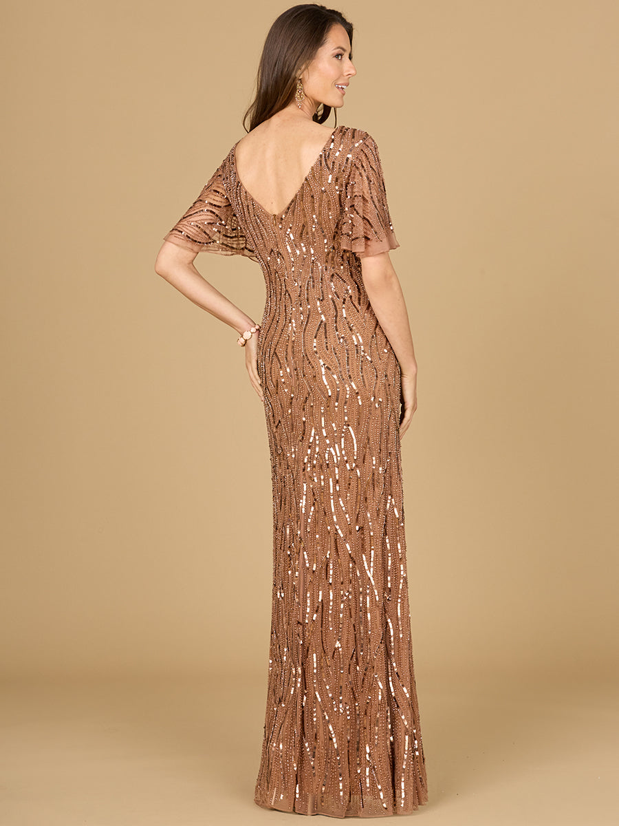 Lara Dresses 29074 Sequin Long Formal Evening Dress