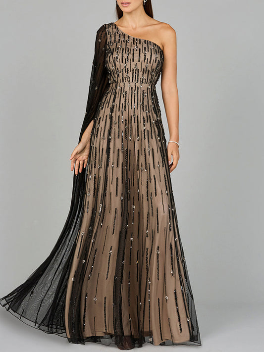 Formal Dresses Formal Long A Line Evening Dress Black