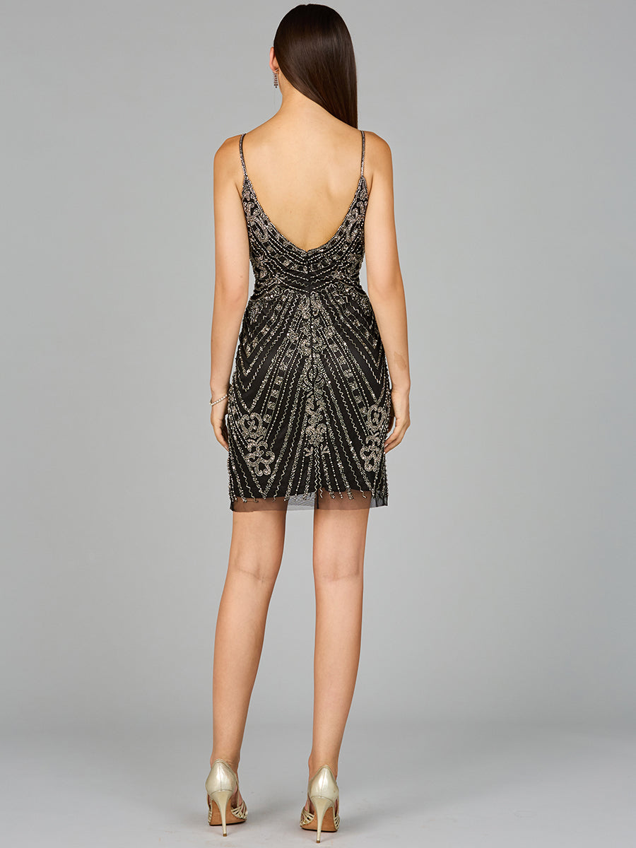 Lara Dresses 29108 Short Fitted Homecoming Cocktail Dress