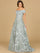 Formal Dresses A Line Long Formal Lace Applique Evening Dress Silve/Sage