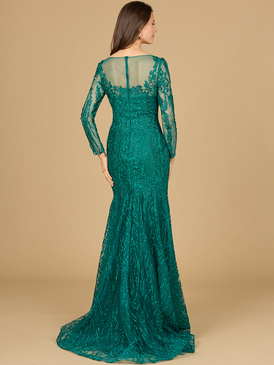 Lara Dresses 29131 Mermaid Long Sleeve Formal Lace Evening Dress The Dress Outlet Lara Dresses 29131 Mermaid Long Sleeve Formal Lace Evening Dress The Dress Outlet