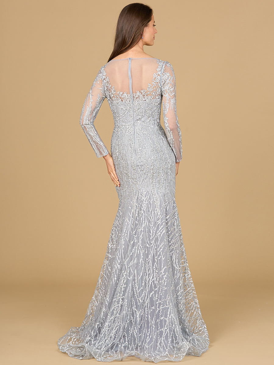Lara Dresses 29131 Mermaid Long Sleeve Formal Lace Evening Dress The Dress Outlet Lara Dresses 29131 Mermaid Long Sleeve Formal Lace Evening Dress The Dress Outlet