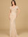 Mother of the Bride Dresses Long Fitted Mother of the Bride Formal Dress Champagne