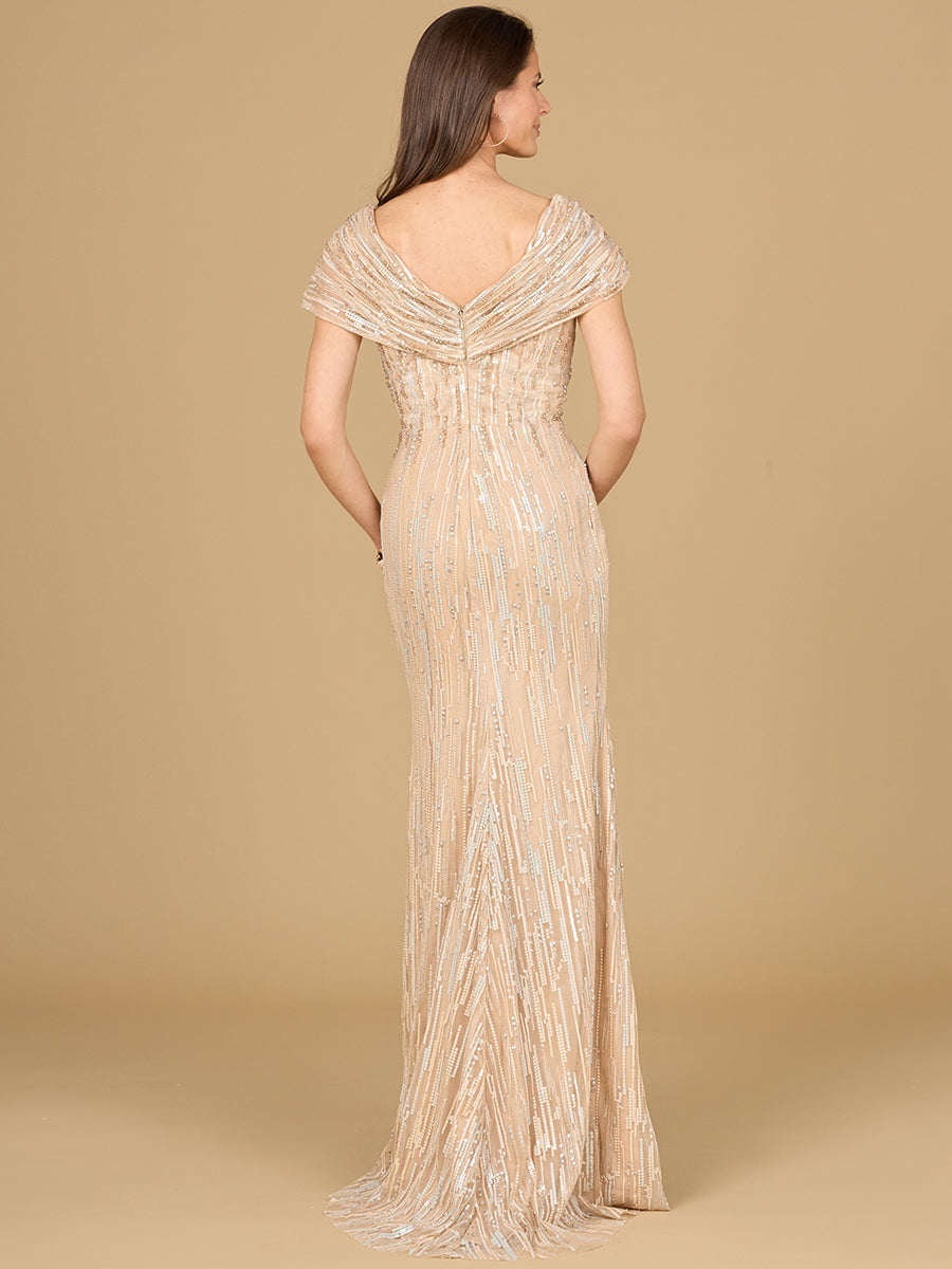 Mother of the Bride Dresses Long Fitted Mother of the Bride Formal Dress Champagne