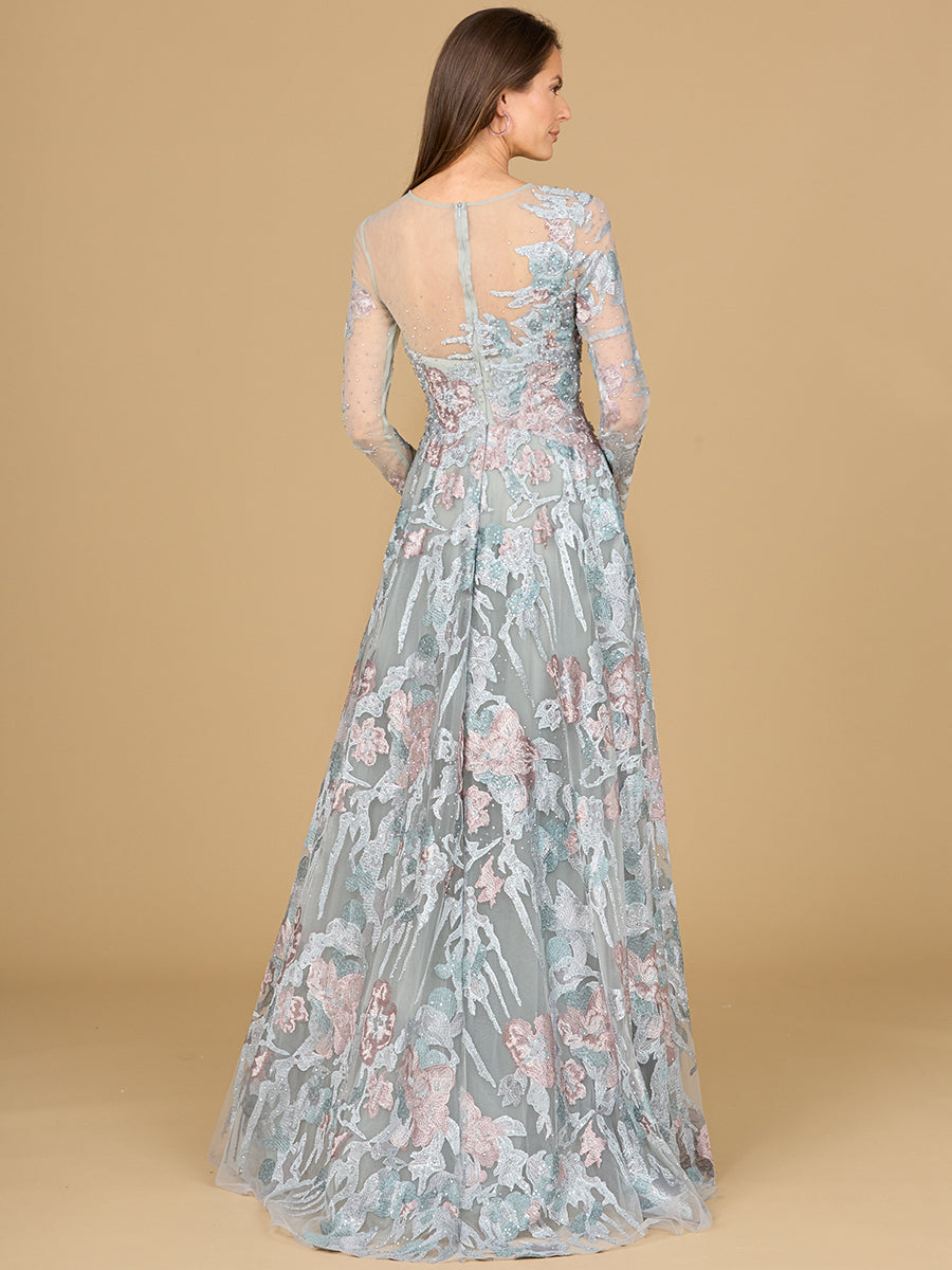 Lara Dresses 29145 Long A Line Mother of the Bride Beaded Dress