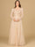 Mother of the Bride Dresses Long Beaded Mother of the Bride Formal Dress Champagne