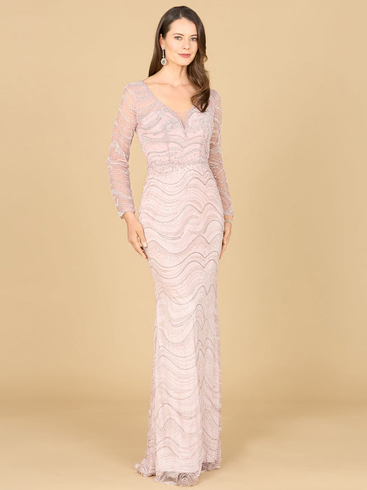 Mother of the Bride Dresses Long Fitted Mother of the Bride Formal Dress Dusty Rose