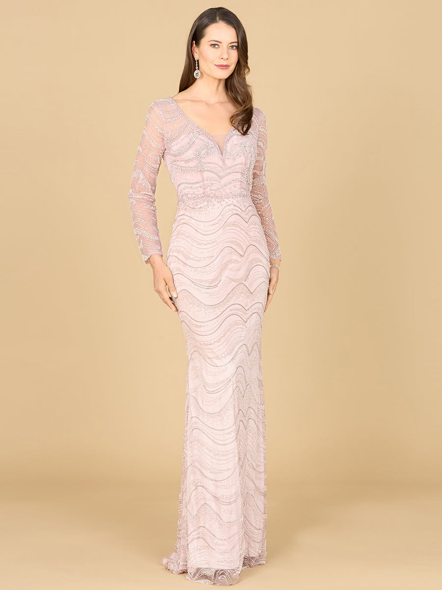 Mother of the Bride Dresses Long Fitted Mother of the Bride Formal Dress Dusty Rose