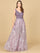 Formal Dresses Long Formal Ombre Lace Evening Gown Purple