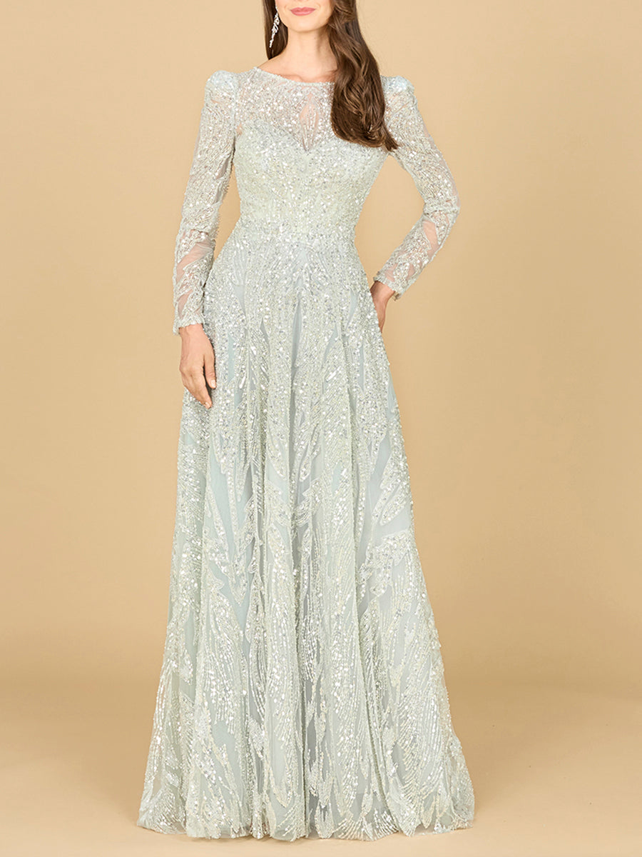 Lara Dresses 29159 Long Mother of the Bride Lace Formal Dress