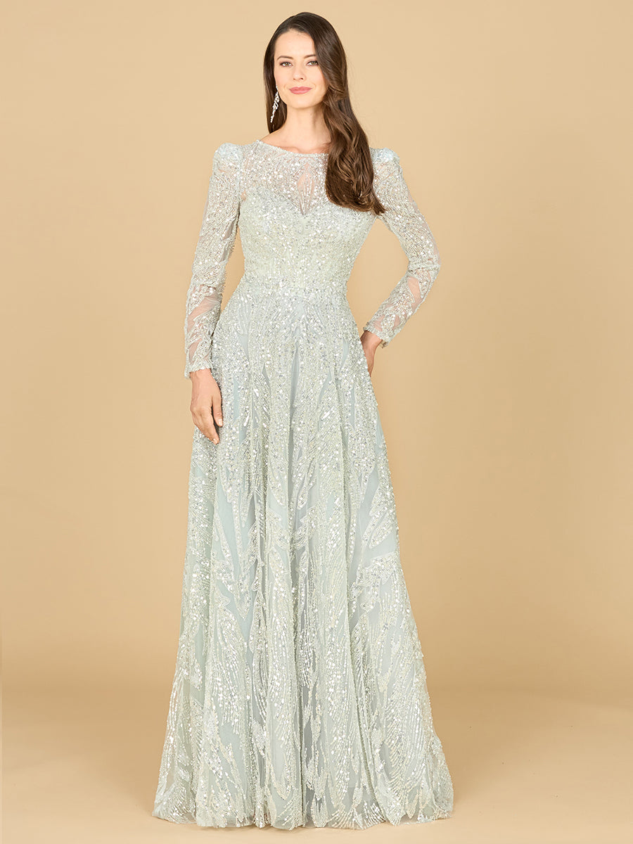 Lara Dresses 29159 Long Mother of the Bride Lace Formal Dress