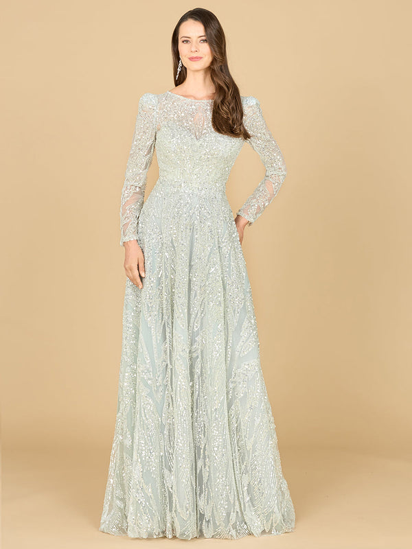 Lara Dresses 29159 Long Mother of the Bride Lace Formal Dress
