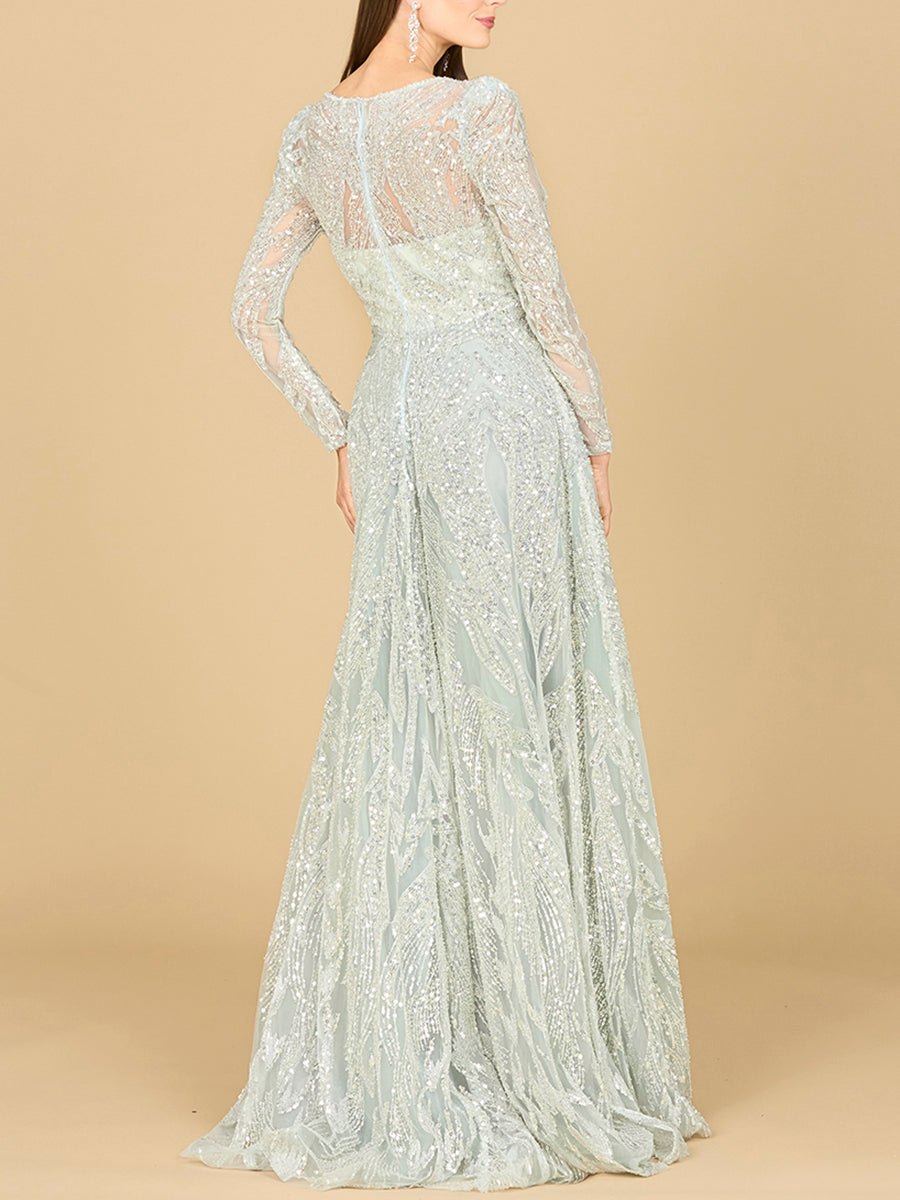 Lara Dresses 29159 Long Mother of the Bride Lace Formal Dress