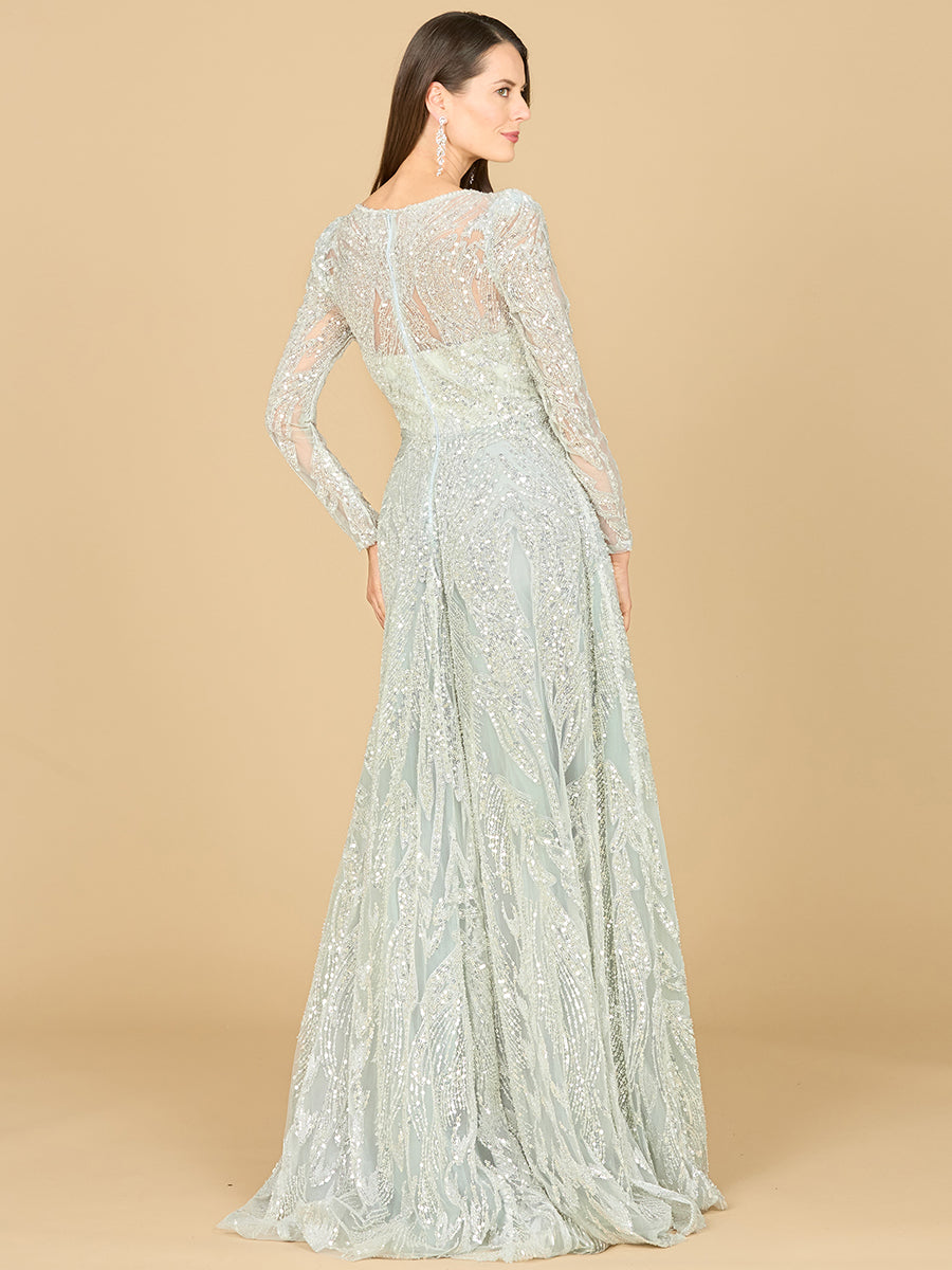 Lara Dresses 29159 Long Mother of the Bride Lace Formal Dress