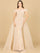 Formal Dresses Long Formal Beaded Overskirt Evening Dress Champagne