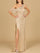 Formal Dresses Long Beaded Formal Glitter Evening Gown Nude