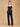 Jumpsuit Fitted Long Formal Beaded Jumpsuit Black