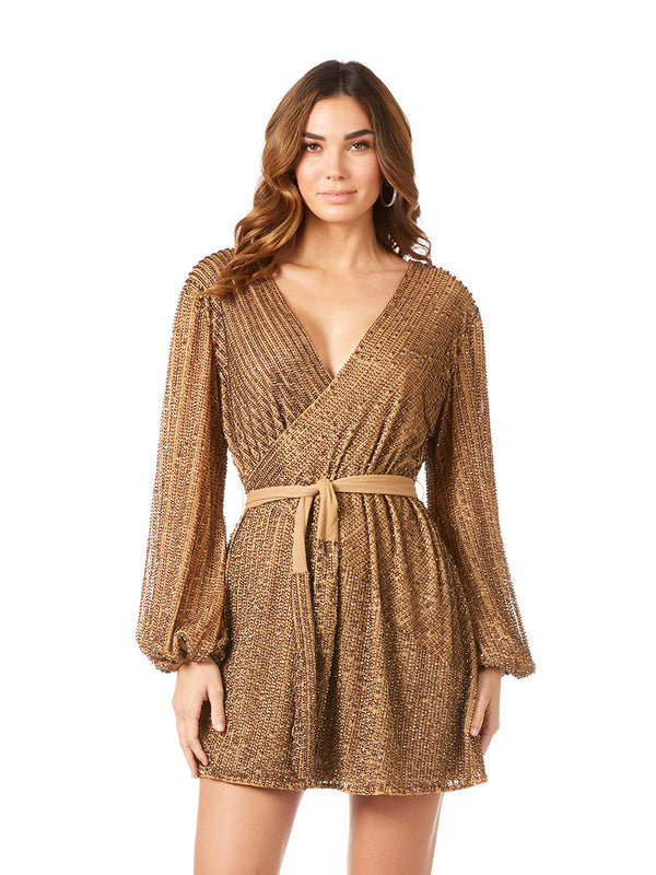 Lara Dresses 29287 Short A Line Beaded Cocktail Dress