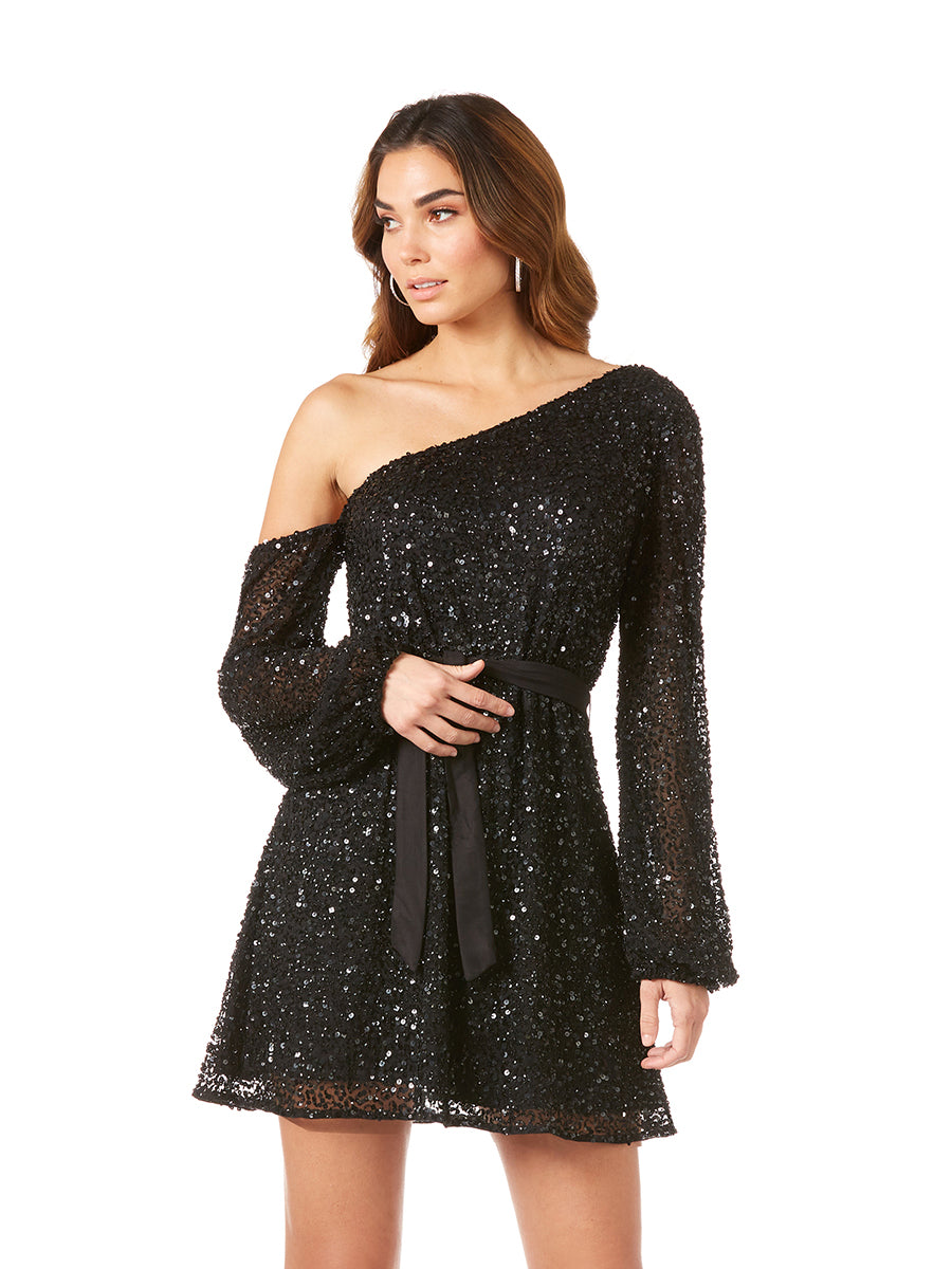 Lara Dresses 29290 Short Cocktail Beaded Mini Dress