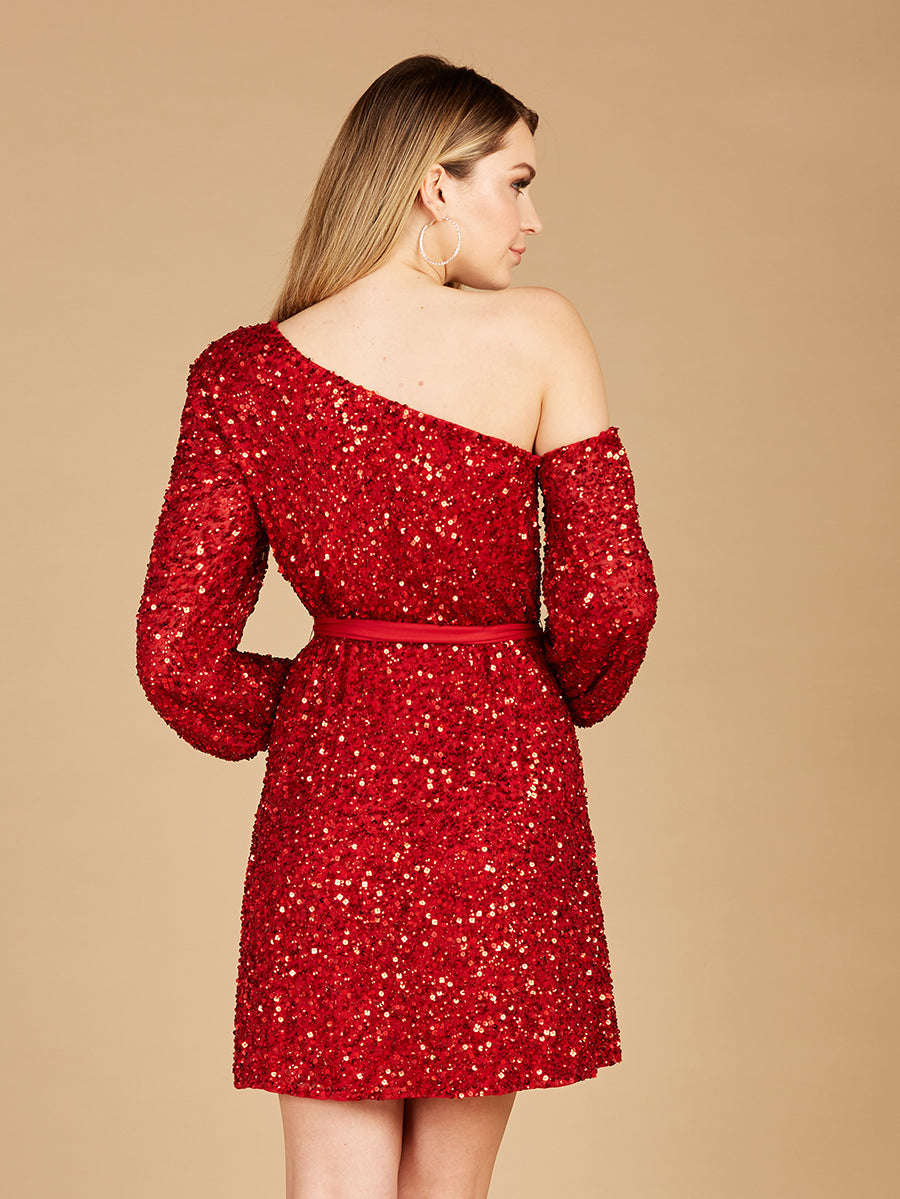 Lara Dresses 29290 Short Cocktail Beaded Mini Dress